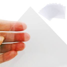 BANLTRE 15 Pieces 4 mil Transparency Blank Template Material Stencils Mylar for Cutting Paper Clear Sheet 12 × 12 inch (15-4 mil)