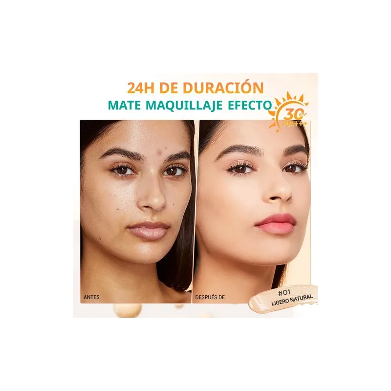Minimeli Base De Maquillaje Alta Cobertura Crema Bb Spf30