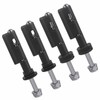4PCS Lockable Mounting Pin for MaxTrax MKII Traction Board, Theftproof