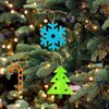 Kids Christmas Arts and Crafts Set – 30 Hanging Wooden
