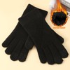 Cadimus Women's Winter Touchscreen Gloves, Thickened Winter Gloves, Double Layer
