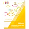 QYH Premium Printable Vinyl for Inkjet Printer-20 Glossy Sticker Paper