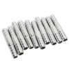 50 Pcs Air Conditioning Hose Barb Fitting Aluminum Pipe Connector