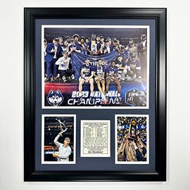 UConn Men's Basketball | 2022-2023 National Champions | Framed Photo Collage | 2 Sizes (Podium, 18"x22")