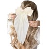 ZUJIACUN 3 large bow hair clips, Silk satin bow hair