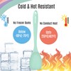 NEXTOP Silicone Spoon Spatula Set of 4 - Heat Resistant