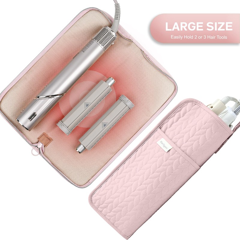 KarSyon Hot Tools Organizer Heat Resistant Mat Case Hair Tools