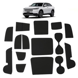 Ruiya 【After April 2024】 New Honda Vezel RV Late-Model Minor Change Model Dedicated Non-Slip Mat Rubber Mat Door Pocket Interior Rubber Mat Honda Vezel Accessory Ranking New Vezel Accessory Scratch