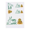 Azeeda 4 x 'Happy Easter' Temporäre Tattoos - Wasserfest, Hautfreundlich