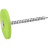 Hillman 461442 Electro-Galvanized Plastic Cap Roofing Nails, #12 x 1-1/4",