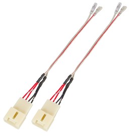 RED WOLF Car Door Speaker Wiring Harness Connector for 2011-2021 Ford F150 Escape Focus Bronco Mustang Mazda 2 6 CX5 Replace Aftermarket Speaker Wire Cable Plug, 2 PCS