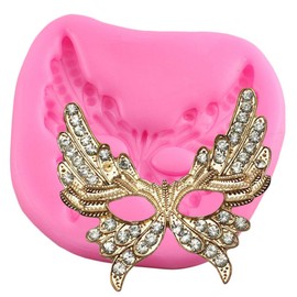 Cute Small Masquerade Mask Ball DIY 3D Silicone Mold Making Ice Blocks Candy Fondant Chocolates Soaps Cakes Mousse Jelly Kitchen Decor Baking Tool