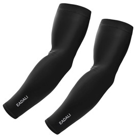 Eadali Arm Cover Set of 2 Unisex 8 Solid Colors Cooling Effect Sweat-Absorbent Quick-Drying Anti-Slip UPF 50 + UV Protection Sunscreen Cover Anti-UV Sports Activities for both arms