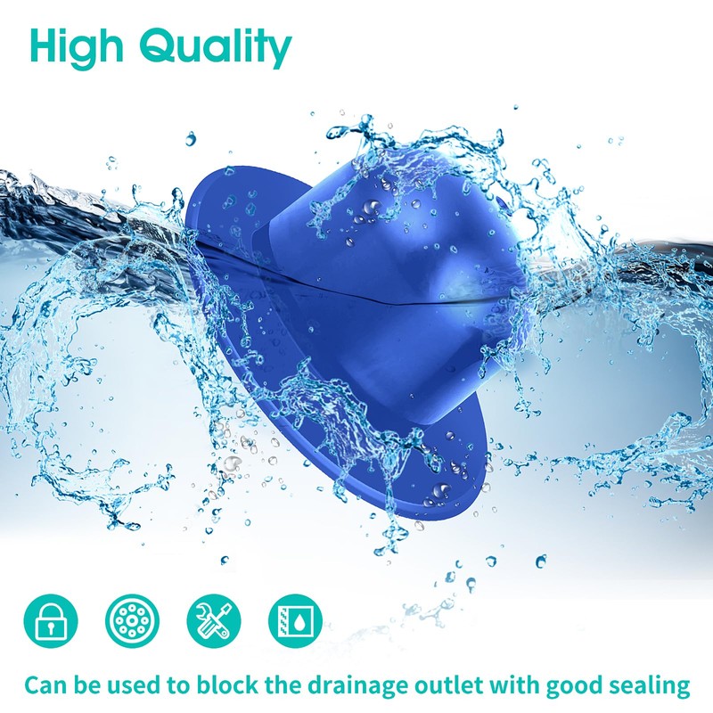 4 Pack Swimming Pool Wall Plugs Replacement Fitting - Above