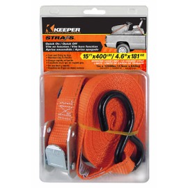 KEEPER 05115 15' Cam Buckle Tie-Down, 400 lbs. WLL (1200 lbs. Break Strength)