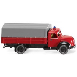 Wiking 086143 Magirus Flatbed Truck Fire Brigade