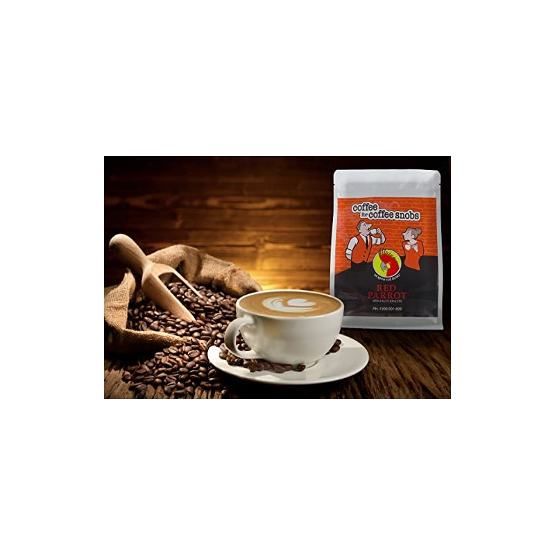 RED PARROT - COFFEE FOR COFFEE SNOBS - MEDIUM LIGHT