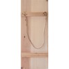 Decorative Wooden Panel with Hanging Bracket, Raw Wood, Various Sizes
