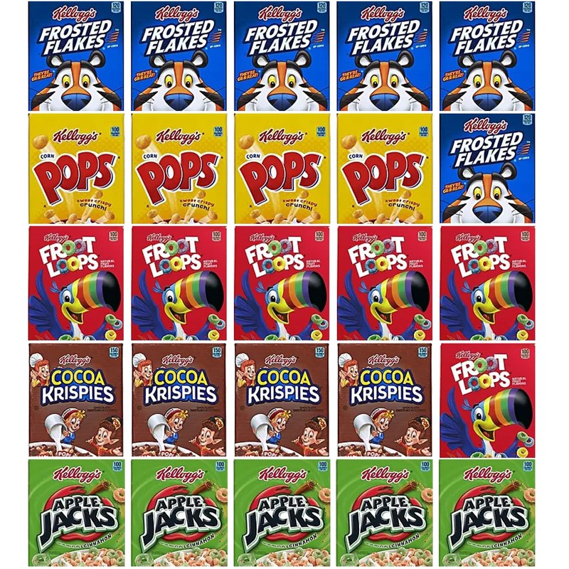 Mini Cereal Boxes Variety Pack - Single Serve Breakfast Cereal