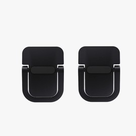 LuoTaoPei Notebook Invisible Stand, Computer Keyboard Stand for Desk, Bracket Mini Portable Heightened Cooling Stand (Black)