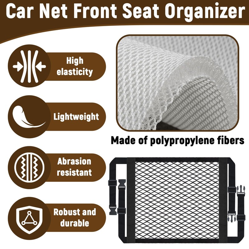 Front Seat Organizer, Car Seat Organizer, Double Layer Front Seats
