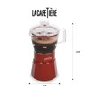 La Cafetière Verona Red Glass Espresso Maker, 6 Cups, Gift