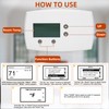 Micnce SRV7000-549 Wall Control Thermostat Fit for Heatilator Pellet Model
