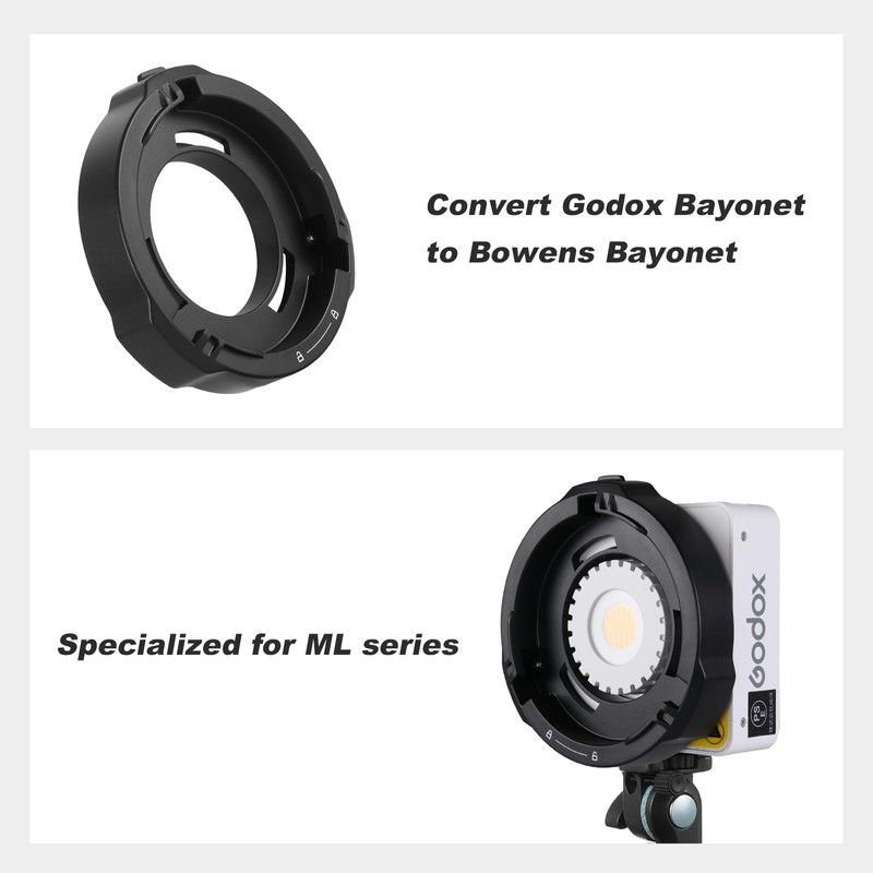 Godox ML-GB GODOX Mount to Bowens Mount Adapter for GODOX