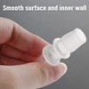 Bonsicoky 5Pcs Plastic Hose Barb Reducer Fitting, 5/16" to 3/16"