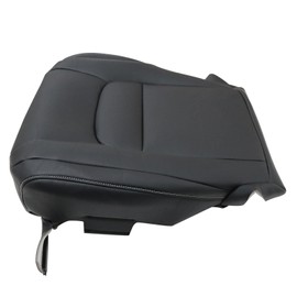 NLQR Driver Side Bottom Microfiber Leather Seat Cover Black Compatible with Toyota Land Cruiser 2008 2009 2010 2011 2012 2013 2014 2015