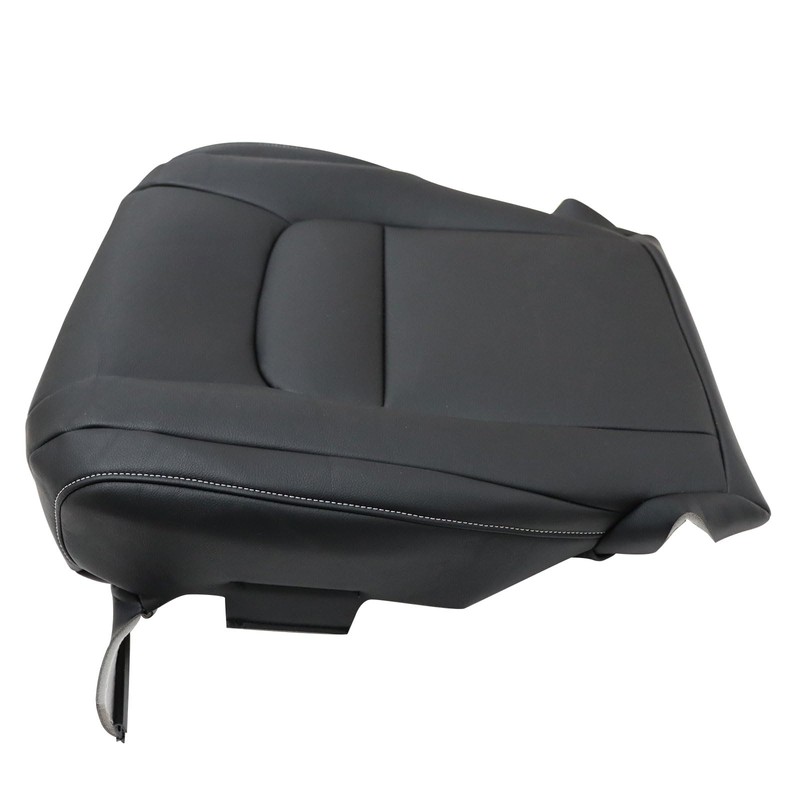 NLQR Driver Side Bottom Microfiber Leather Seat Cover Black Compatible