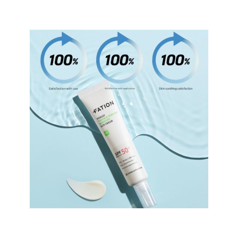 FATION NOSCA9 Trouble Comfort Moisture Sun Cream 40ml [SPF50+/PA++++]