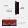 Coach Colorblock Leather Envelope Wallet w Chain and Turnlock