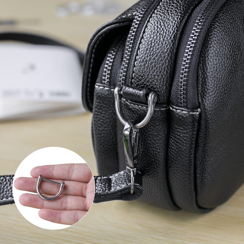 TISUR Keyring Titanium Extra Large D-Ring Key Car Motorcycle Keychain