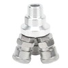 Kadimendium 3 Way Quick Coupler Quick Connect Air Hose Splitter