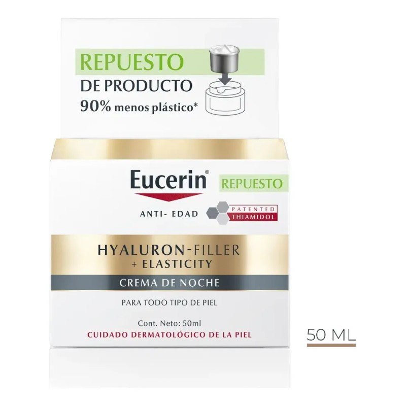 Recarga Hyaluron-filler + Elasticity Noche 50ml Eucerin