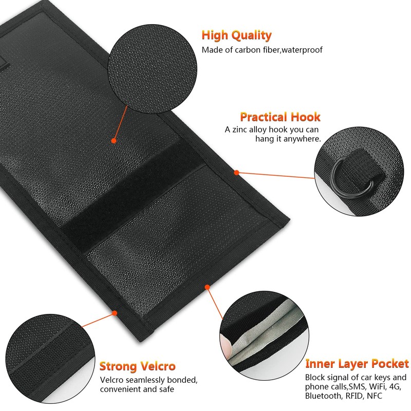 JXE JXO Faraday Box for Car Keys & 2 Pack