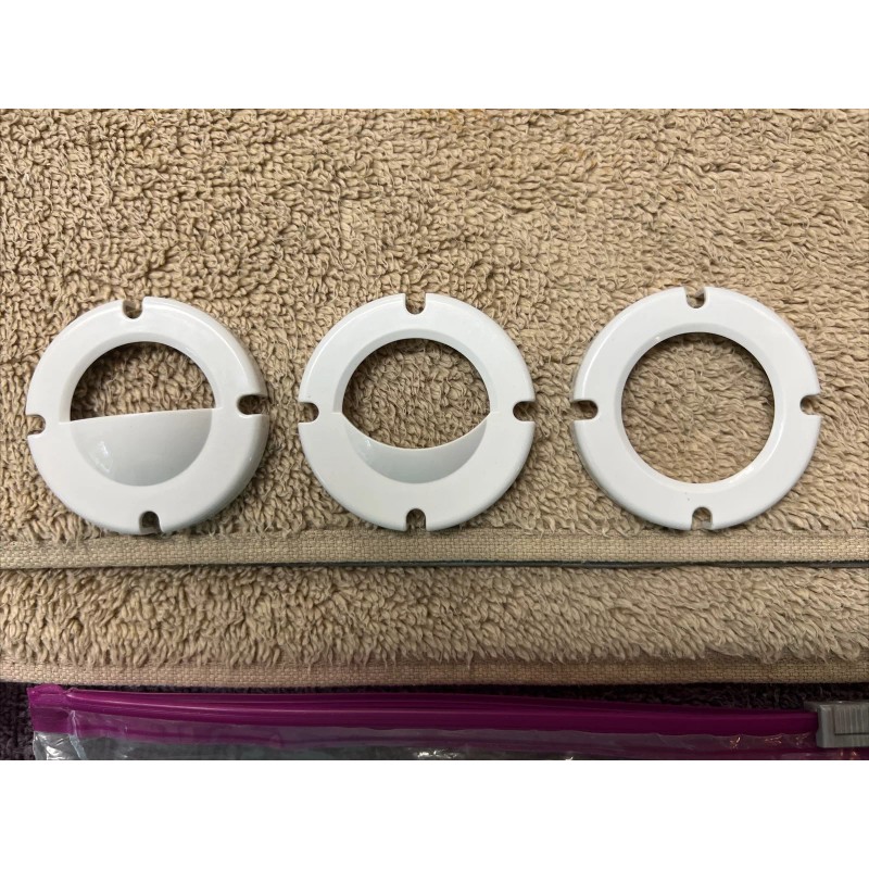 Jandy Pool Light Open, Quarter & Half Lens Cover. Black,