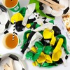 50Pcs Football Balloons for Boys, Green Black White Soccer Latex
