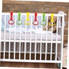 KONTONTY Infant Bed Rings Crib Sling Mobile Arm Pull up