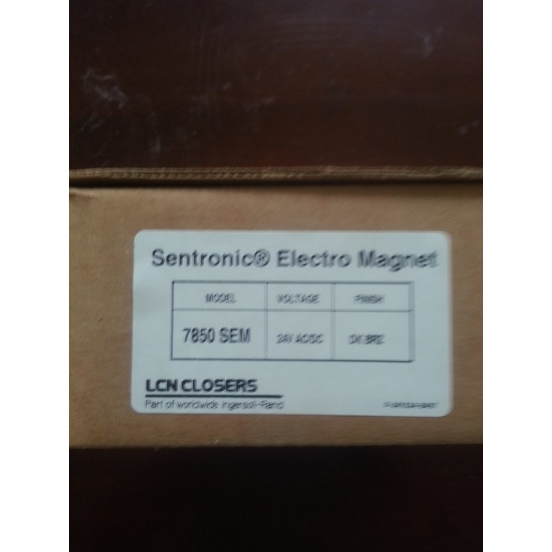 LCN SEM7850 SEM 7850-689 Aluminum Recessed Wall Mount Magnet TRIVOLT