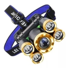 ALEGIRA T Lampara De Cabeza Linterna Frontal Con 4 Modos Recargable