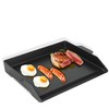 MOASKER Universal Cast Iron Griddle 18.6" x 14", Pre-Seasoned Nonstick