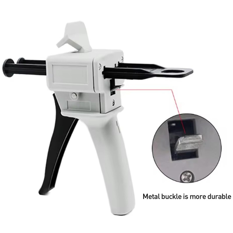 1:1 AB epoxy glue gun, dispensing gun 50ml dual ink