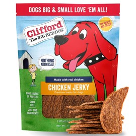 Clifford The Big Red Dog Soft Training Treats for Puppies and Dogs – Healthy, High Protein, Grain Free, Soft Puppy Treats for Small Dogs and Large – Real Chicken Jerky– 6oz