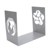 Metal Bookend AntiSlip Ancient Style Desktop Bookshelf Book Divider Craft