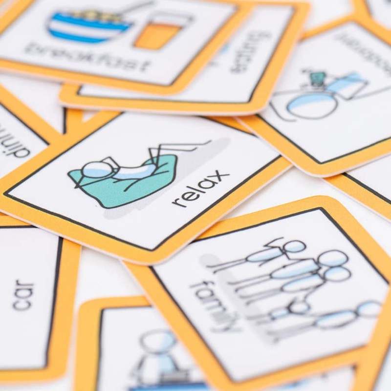 Visual Timetable for Adults Visual Schedule communication cards dementia board