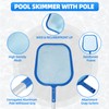 Banax Pool Skimmer Net Handheld, Frame Pool Leaf Collector with