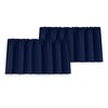 Yakamok 18 Inches Long Blackout Curtain Valances for Kitchen Windows