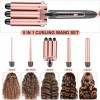 Rizadora Cabello Cerámica Profesional Salón Belleza 5 En 1